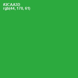 #2CAA3D - Forest Green Color Image