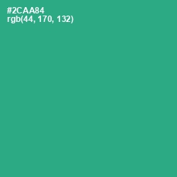 #2CAA84 - Jungle Green Color Image