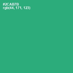 #2CAB7B - Eucalyptus Color Image