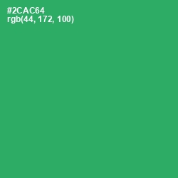 #2CAC64 - Eucalyptus Color Image