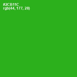 #2CB11C - Forest Green Color Image