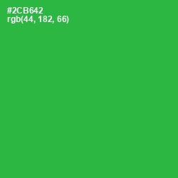 #2CB642 - Sea Green Color Image