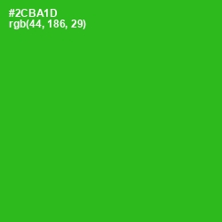 #2CBA1D - Forest Green Color Image