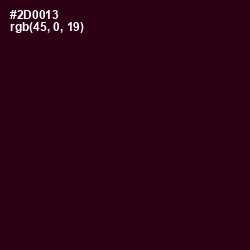 #2D0013 - Temptress Color Image