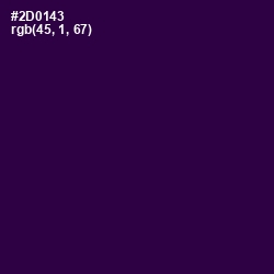 #2D0143 - Violet Color Image