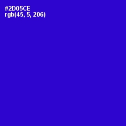 #2D05CE - Dark Blue Color Image