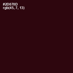 #2D070D - Sepia Black Color Image