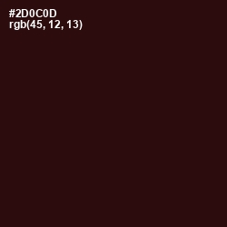 #2D0C0D - Kilamanjaro Color Image