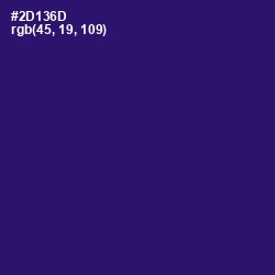 #2D136D - Persian Indigo Color Image