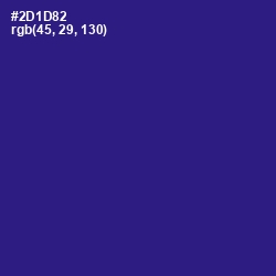 #2D1D82 - Blue Gem Color Image