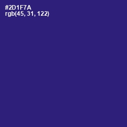 #2D1F7A - Persian Indigo Color Image