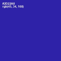 #2D22A8 - Governor Bay Color Image