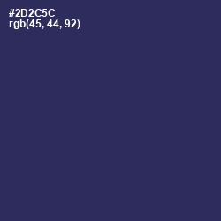 #2D2C5C - Cloud Burst Color Image