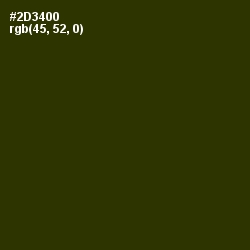 #2D3400 - Turtle Green Color Image