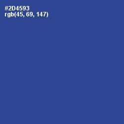 #2D4593 - Chambray Color Image