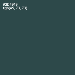 #2D4949 - Plantation Color Image