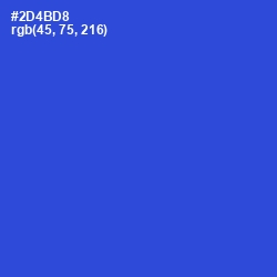 #2D4BD8 - Mariner Color Image