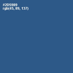 #2D5989 - Chambray Color Image