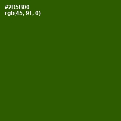 #2D5B00 - Green House Color Image