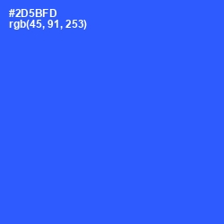 #2D5BFD - Blue Ribbon Color Image