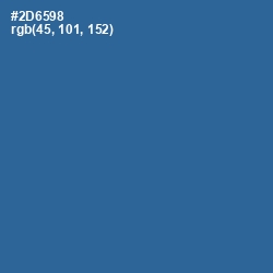#2D6598 - Calypso Color Image