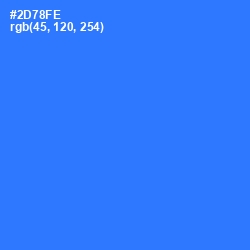 #2D78FE - Azure Radiance Color Image