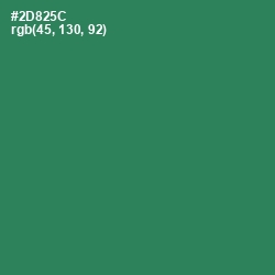 #2D825C - Eucalyptus Color Image