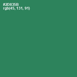 #2D835B - Sea Green Color Image