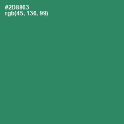 #2D8863 - Eucalyptus Color Image