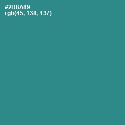 #2D8A89 - Lochinvar Color Image