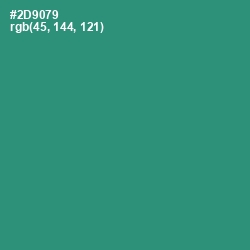 #2D9079 - Eucalyptus Color Image