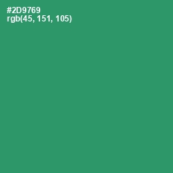 #2D9769 - Eucalyptus Color Image
