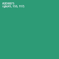 #2D9B75 - Eucalyptus Color Image