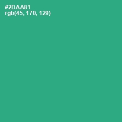 #2DAA81 - Jungle Green Color Image