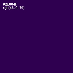 #2E004F - Violet Color Image