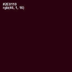 #2E0110 - Temptress Color Image