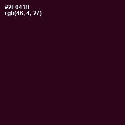 #2E041B - Aubergine Color Image