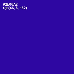 #2E06A2 - Blue Gem Color Image