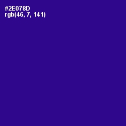 #2E078D - Blue Gem Color Image