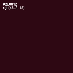 #2E0812 - Aubergine Color Image