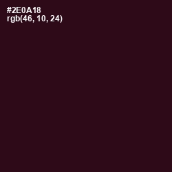 #2E0A18 - Tamarind Color Image