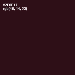 #2E0E17 - Tamarind Color Image