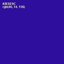 #2E0E9C - Blue Gem Color Image
