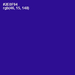 #2E0F94 - Blue Gem Color Image