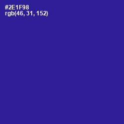 #2E1F98 - Blue Gem Color Image