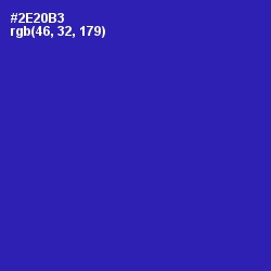 #2E20B3 - Governor Bay Color Image