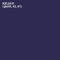 #2E2A51 - Cloud Burst Color Image