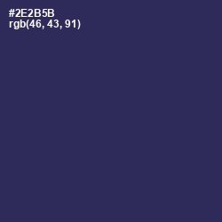 #2E2B5B - Cloud Burst Color Image