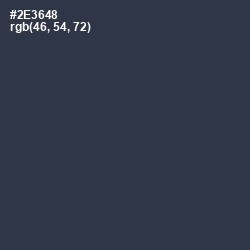 #2E3648 - Tuna Color Image