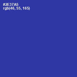 #2E37A5 - Governor Bay Color Image